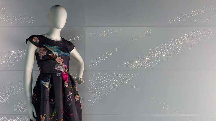 Luminous patterns van Philips Lighting biedt veel mogelijkheden voor designverlichting, waaronder dit briljante grafische lichteffect