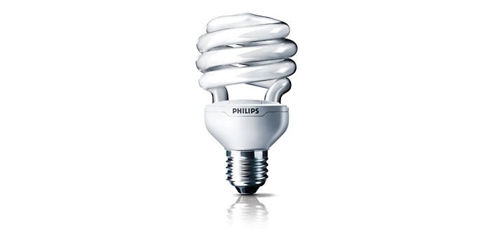 Een compacte fluorescentielamp