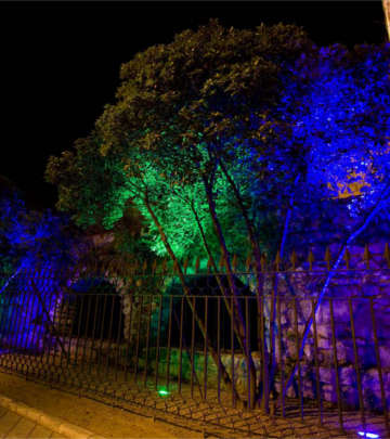 De Rivers of Light-route, Valladolid, verlichten met LED-lampen van Philips Lighting