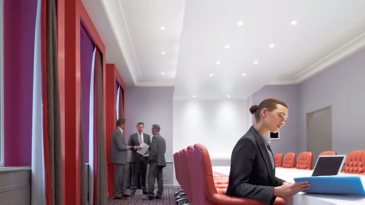 Philips MASTER LEDlampen in Hotel Grand Sofitel, Amsterdam, Nederland