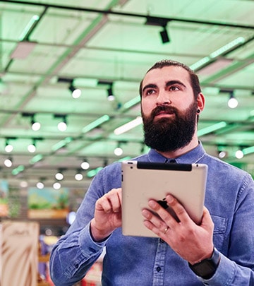 StoreWise is een slim, via een app bediend systeem voor supermarktverlichting