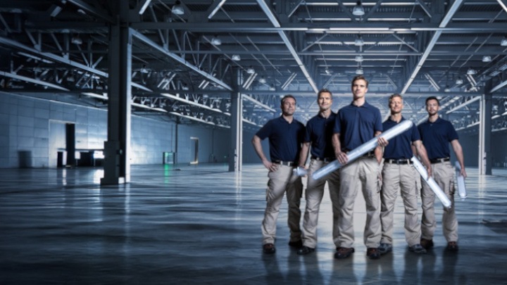 Lighting installers