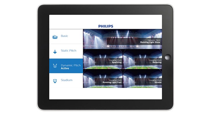 ArenaVision: bedien stadionlampen vanaf waar u ook bent – via mobiele toegang