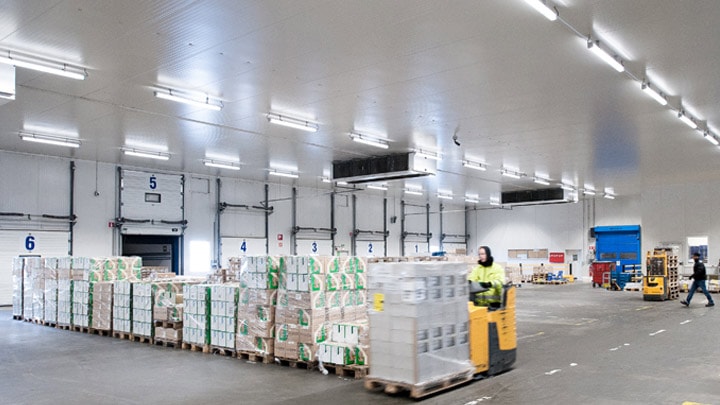 koelruimtes verlicht door Philips