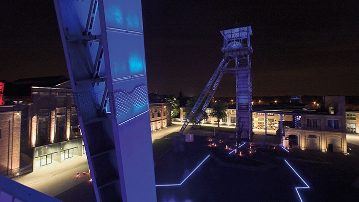 LED-verlichting bij C-mine 