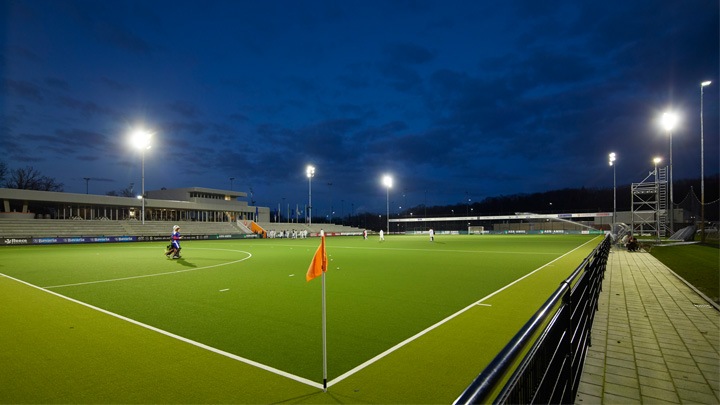 Hockeyveld met LEDverlichting Philips