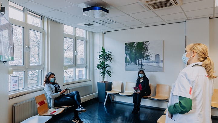 Verlichten van een plein met buitenverlichting van Philips