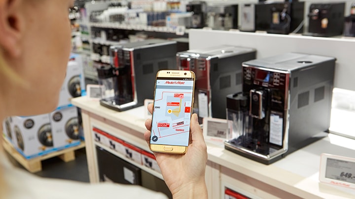 Media Markt Eindhoven Philips Indoor Positioning location finding