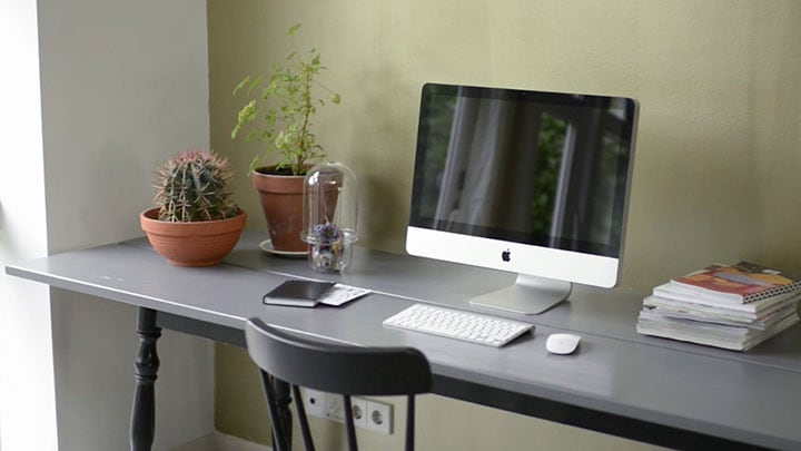 Kleuradvies interieur: bureau tafel