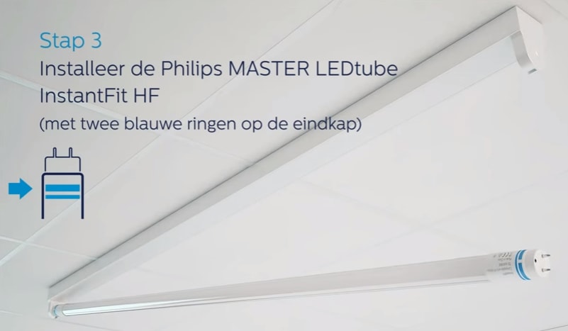 MASTER LEDtube (HF) TL verlichting vervangen door LED TL verlichting
