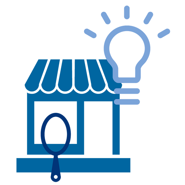 Een mooi winkelverlichting samen met Philips service
