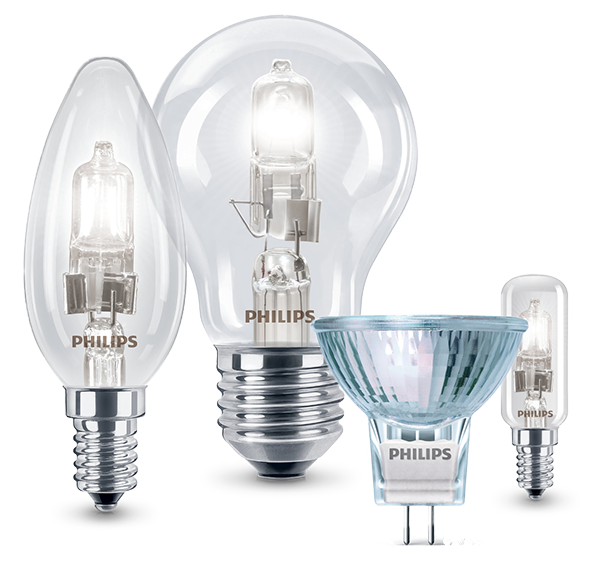 Productassortiment Philips halogeenlampen 