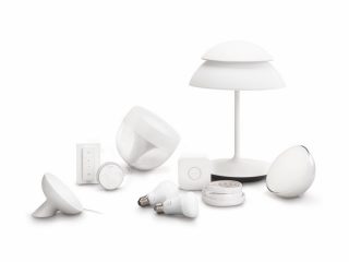 "Philips hue slimme LED-verlichtingscollectie met tafellampen, lampen en bedieningsapparaten voor aanpasbare Woningen Verlichting en sfeer."