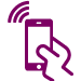 Pictogram van Bedien met de WiZ-app